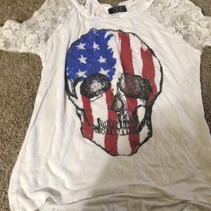 Cute skull top